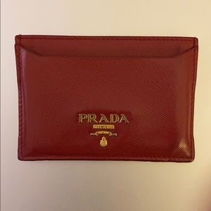 Prada credit card holder